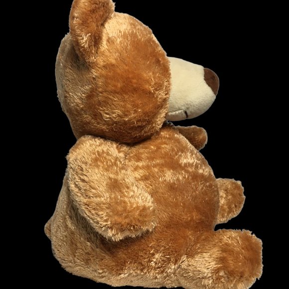 Applause Chubby Brown Teddy Bear Plush # 49600 Sitting Stuffed Animal 10" RARE - Picture 4 of 9